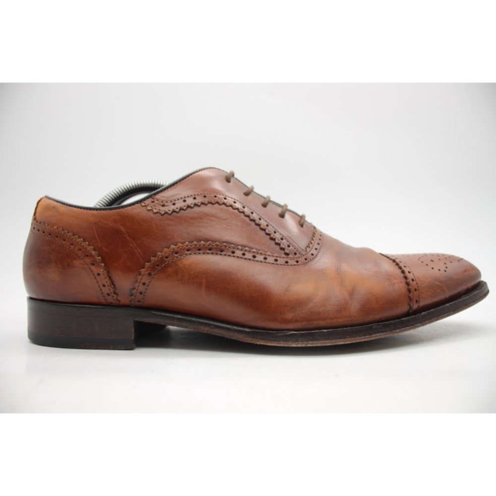 To Boot New York Adam Derrick Men's Size 10 Brown WingTip Dress Shoes - Picture 1 of 13